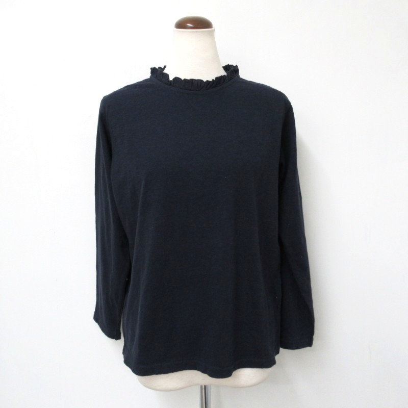 DAYS  衿フリルプルオーバー 43158 /NV218 【日本製】